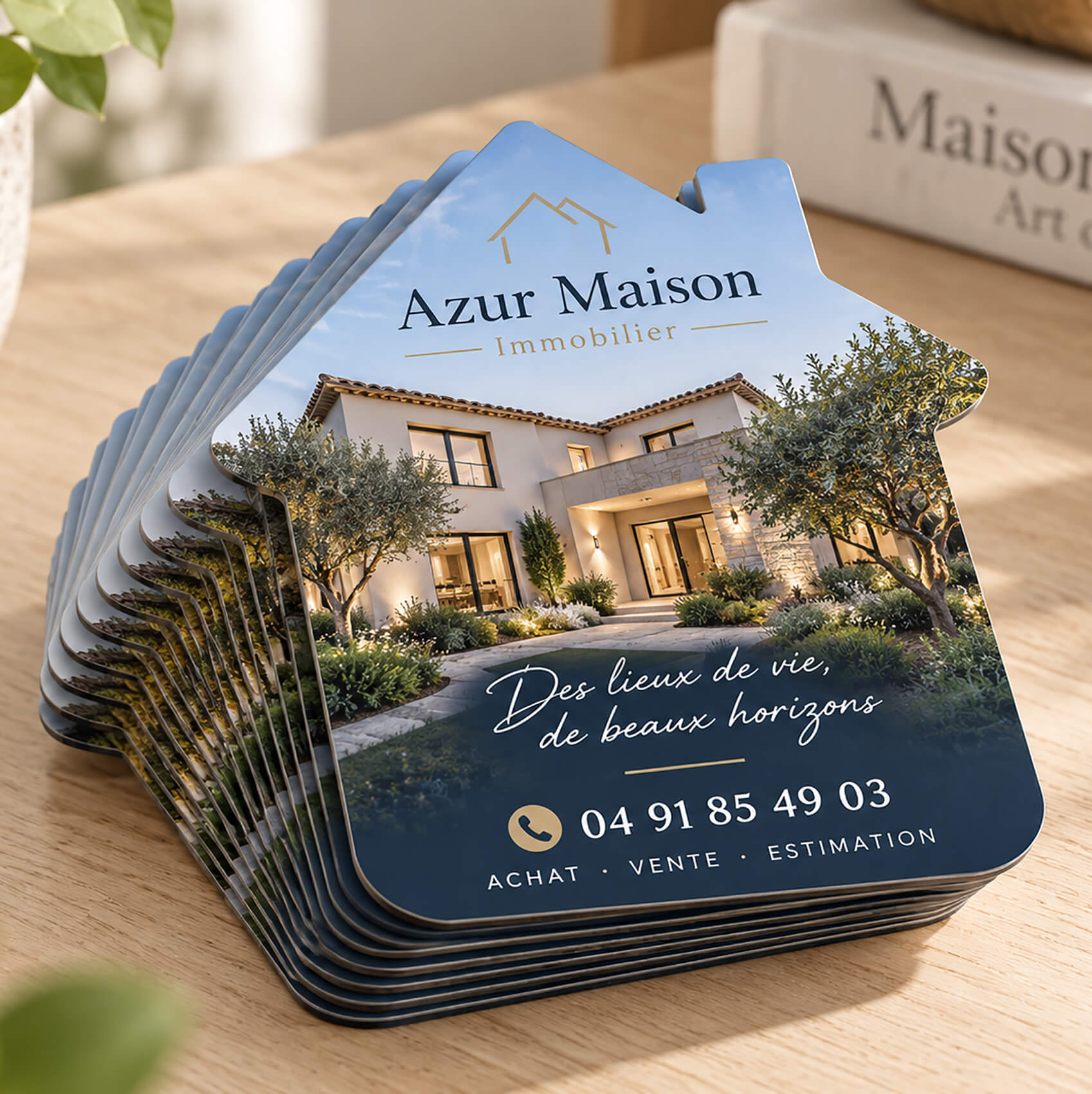Magnet personnalisé en forme de maison 48 Magnet personnalisé en forme de maison – Image 3