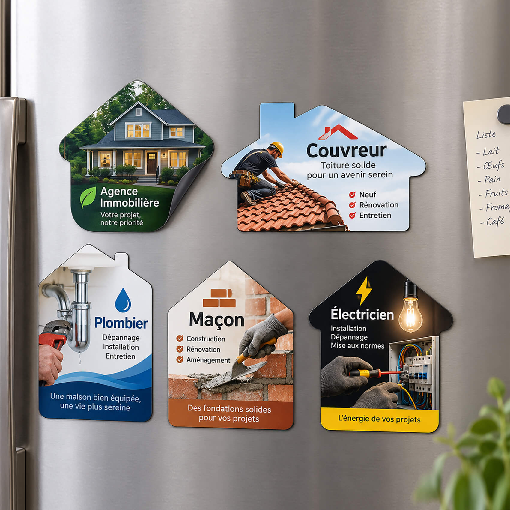 Magnet personnalisé en forme de maison 47 Magnet personnalisé en forme de maison – Image 2